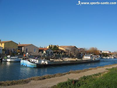 Photo du canal du Rhône à Sète